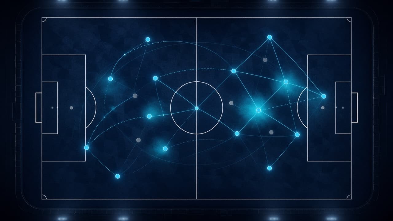 Tactical overhead view of player positions